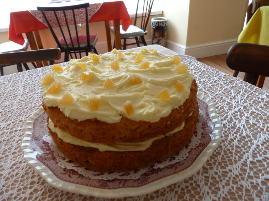 Ginger and Parsnip cake